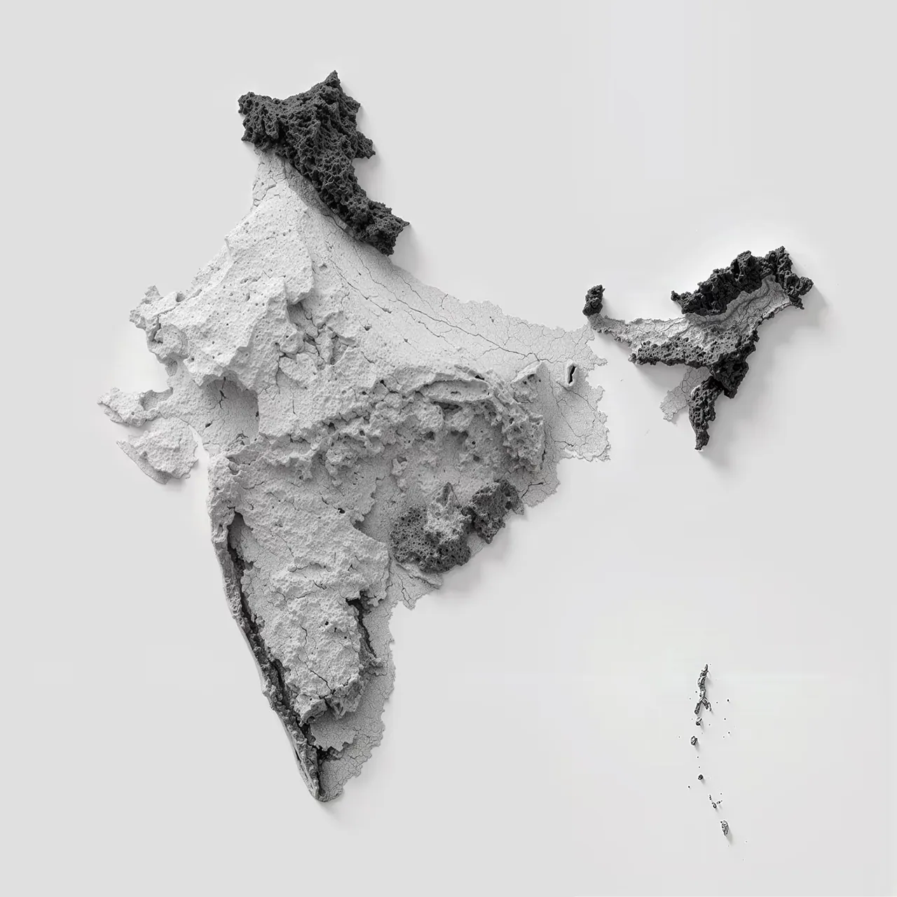 Map of India highlighting cities where Valluvassery builds, repairs and hosts